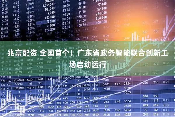 兆富配资 全国首个!广东省政务智能联合创新工场启动运行